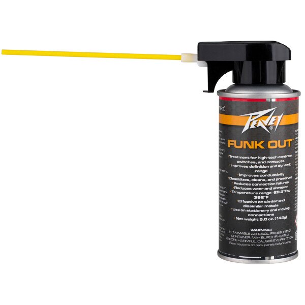 Peavey Funk Out Contact & Switch Cleaner 5 oz. Aerosol Spray